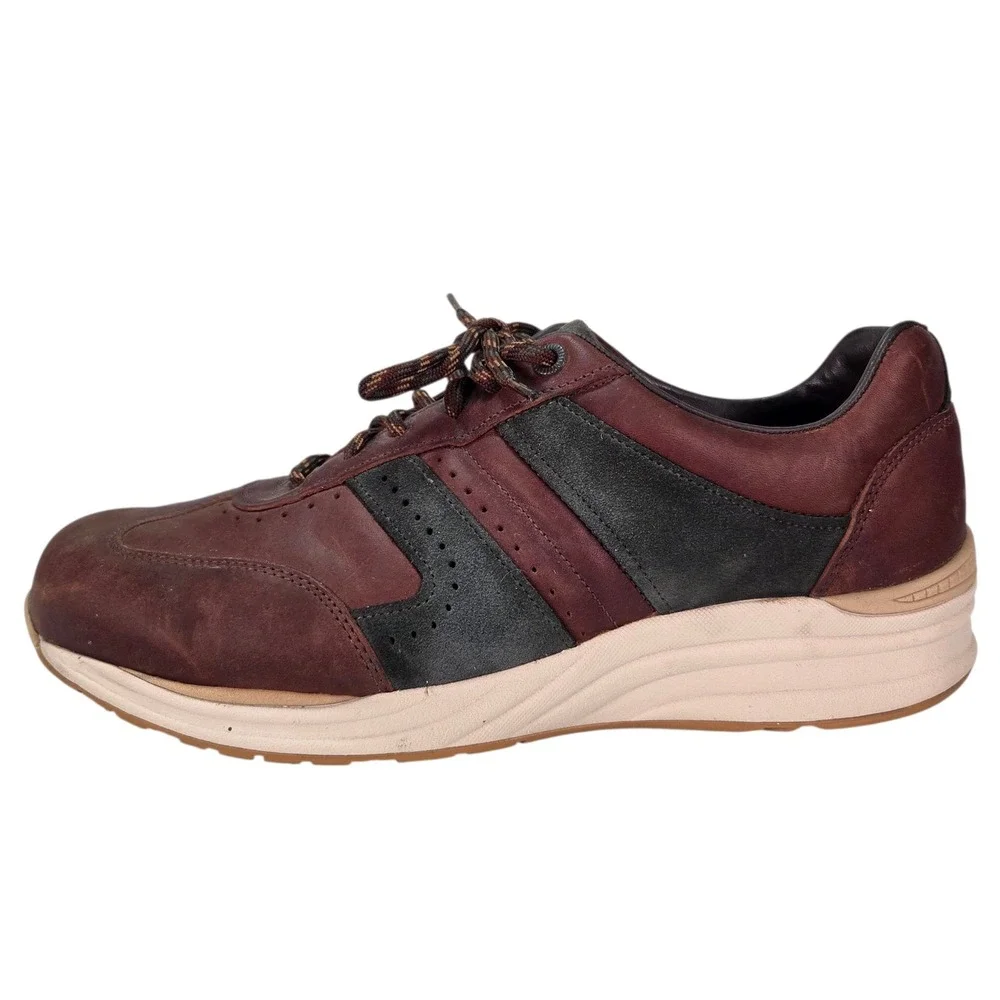 SAS CAMINO BRIAR SIZE‎ 11.5 W Men's Tennis Shoes Leather Lace Up Brown Sneakers
